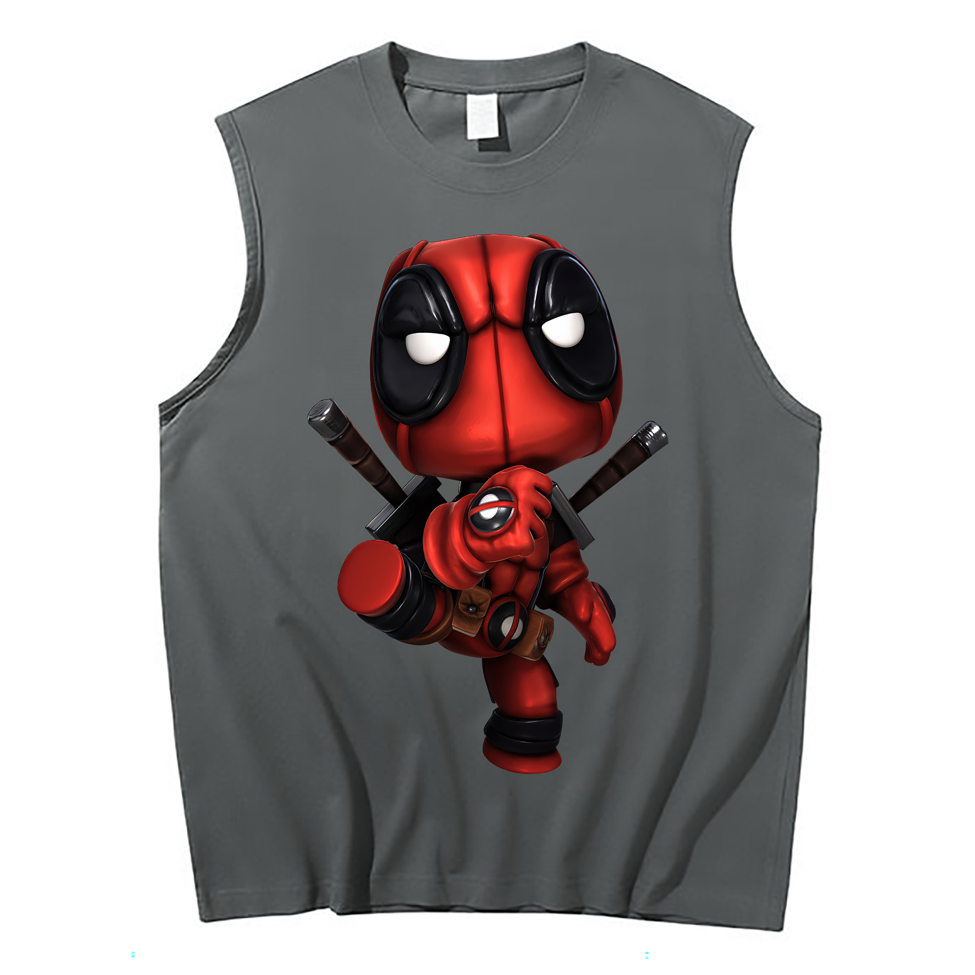 （画像用） Deadpool デッドプール コットン100％タンクトップ（フロントプリント）
